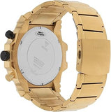  Shop Authentic Guess Atlas Chronograph Gold Dial Gold Steel Strap Watch For Men - W0668G4 - Luxxuri