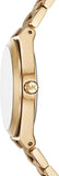  Shop Authentic Michael Kors Lennox Three-Hand Gold Dial Gold Steel Strap Watch for Women - MK7500 - Luxxuri