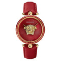  Shop Authentic Versace Palazzo Empire Red Dial Red Leather Strap Watch for Women - VCO120017 - Luxxuri