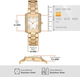  Shop Authentic Michael Kors Emery Three-Hand Crystals Silver Dial Gold Steel Strap Watch for Women - MK4640 - Luxxuri