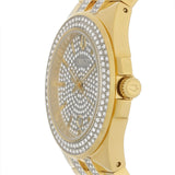  Shop Authentic Bulova Crystal Collection Silver Dial Two Tone Steel Strap Watch for Men - 98K102 - Luxxuri