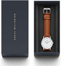  Shop Authentic Daniel Wellington Dapper Durham Analog White Dial Brown Leather Strap Watch For Women - DW00100114 - Luxxuri