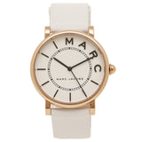  Shop Authentic Marc Jacobs Roxy White Dial White Leather Strap Watch for Women - MJ1561 - Luxxuri