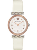  Shop Authentic Versace Greca White Dial White Leather Strap Watch for Women - VELW00120 - Luxxuri