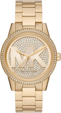  Shop Authentic Michael Kors Ritz Pave Crystals Gold Dial Gold Steel Strap Watch for Women - MK6862 - Luxxuri