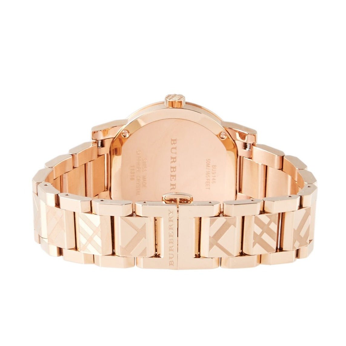  Shop Authentic Burberry The City Rose Gold Dial Rose Gold Steel Strap Watch for Women - BU9146 - Luxxuri