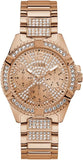  Shop Authentic Guess Frontier Diamonds Rose Gold Dial Rose Gold Steel Strap Watch For Women - W1156L3 - Luxxuri