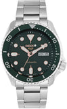 Shop Authentic Seiko 5 Sports Automatic Analog Green Dial Silver Steel Strap Watch For Men - SRPD63K1 - Luxxuri