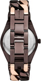  Shop Authentic Michael Kors Lennox Analog Brown Dial Two Tone Steel Strap Watch for Women - MK7501 - Luxxuri