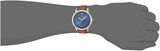  Shop Authentic Fossil The Minimalist 3H Blue Dial Brown Leather Strap Watch for Men - FS5499 - Luxxuri