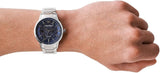  Shop Authentic Emporio Armani Renato Automatic Blue Dial Silver Steel Strap Watch For Men - AR60037 - Luxxuri