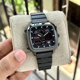  Shop Authentic Fossil Retro Analog-Digital Black Dial Black Steel Strap Watch for Men - FS5891 - Luxxuri