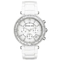  Shop Authentic Michael Kors Parker White Dial White Leather Strap Watch for Women - MK5848 - Luxxuri