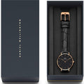  Shop Authentic Daniel Wellington Classic Petite Reading Black Dial Black Leather Strap Watch For Women - DW00100167 - Luxxuri