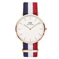  Shop Authentic Daniel Wellington Classic Cambridge White Dial Two Tone NATO Strap Watch For Men - DW00100003 - Luxxuri