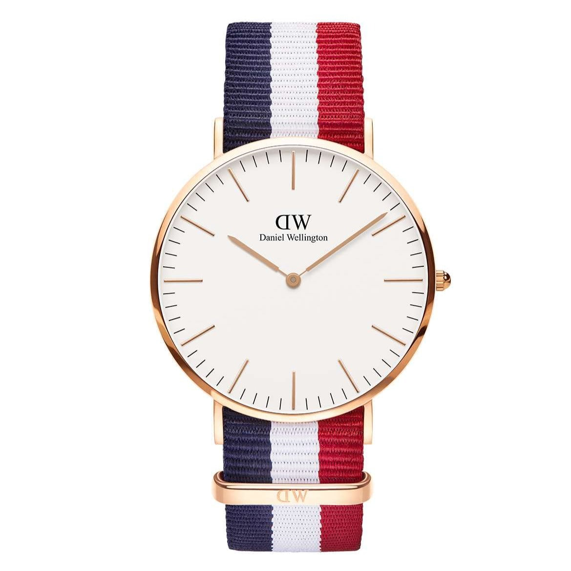  Shop Authentic Daniel Wellington Classic Cambridge White Dial Two Tone NATO Strap Watch For Men - DW00100003 - Luxxuri