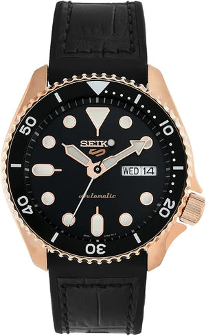  Shop Authentic Seiko 5 Sport SKX Automatic Black Dial Black Silicone Strap Watch For Men - SRPD76K1 - Luxxuri