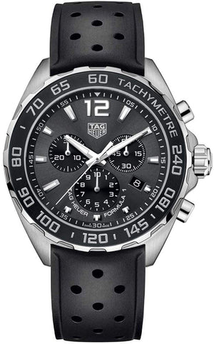  Shop Authentic Tag Heuer Formula 1 Black Dial Black Rubber Strap Watch for Men - CAZ1011.FT8024 - Luxxuri