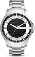  Shop Authentic Armani Exchange Hampton Chronograph Black Dial Silver Steel Strap Watch For Men - AX2179 - Luxxuri