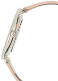  Shop Authentic Calvin Klein Rise White Beige Dial Beige Leather Strap Watch for Women - K7A231XH - Luxxuri