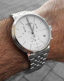  Shop Authentic Tissot Carson Premium White Dial Silver Steel Strap Watch For Men - T122.417.11.011.00 - Luxxuri