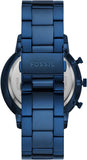  Shop Authentic Fossil Neutra Chronograph Blue Dial Blue Steel Strap Watch for Men - FS5826 - Luxxuri