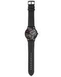  Shop Authentic Emporio Armani Meccanico Skeleton Black Dial Black Leather Strap Watch For Men - AR60046 - Luxxuri