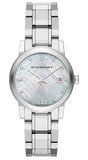  Shop Authentic Burberry The City Diamonds Silver Dial Silver Steel Strap Watch for Women - BU9125 - Luxxuri