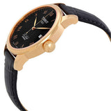  Shop Authentic Tissot T Classic Le Locle Automatic Black Dial Black Leather Strap Watch For Men - T41.5.423.53 - Luxxuri