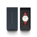  Shop Authentic Daniel Wellington Classic Suffolk White Dial Brown Leather Strap Watch For Women - DW00100120 - Luxxuri