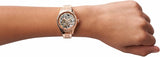  Shop Authentic Fossil Rye Automatic Skeleton Rose Gold Dial Rose Gold Steel Strap Watch for Women - BQ3754 - Luxxuri