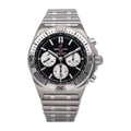  Shop Authentic Breitling Chronomat B01 42mm Black Dial Silver Steel Strap Watch for Men - AB0134101B1A1 - Luxxuri