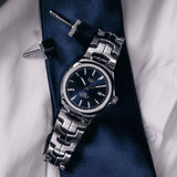  Shop Authentic Tag Heuer Link Automatic Blue Dial Silver Steel Strap Watch for Men - WBC2112.BA0603 - Luxxuri