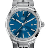  Shop Authentic Tag Heuer Link Automatic Blue Dial Silver Steel Strap Watch for Men - WBC2112.BA0603 - Luxxuri
