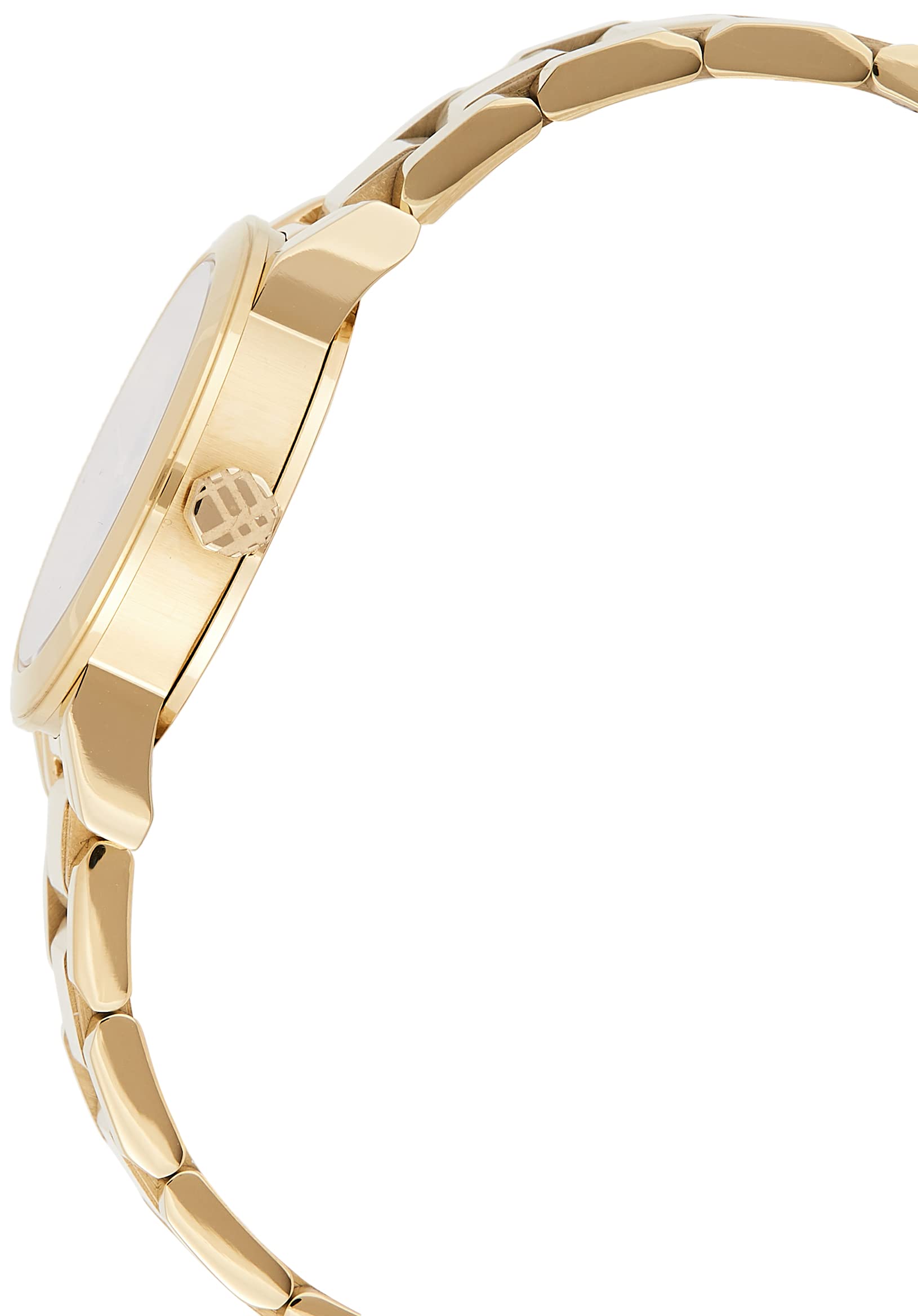  Shop Authentic Burberry The City Gold Dial Gold Steel Strap Watch for Women - BU9227 - Luxxuri