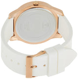 Shop Authentic Guess Crush Crystals Gold Dial White Rubber Strap Watch for Women - W1223L3 - Luxxuri
