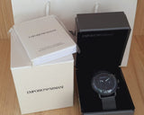 Shop Authentic Emporio Armani Aviator Chronograph Black Dial Black Mesh Bracelet Watch For Men - AR11264 - Luxxuri