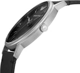  Shop Authentic Emporio Armani Kappa Analog Quartz Black Dial Black Leather Strap Watch For Men - AR11013 - Luxxuri