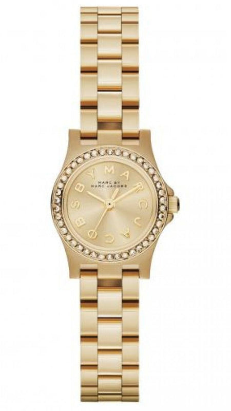  Shop Authentic Marc Jacobs Henry Gold Dial Gold Steel Strap Watch for Women - MBM3277 - Luxxuri