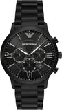  Shop Authentic Emporio Armani Giovanni Chronograph Black Dial Black Steel Strap Watch For Men - AR11349 - Luxxuri
