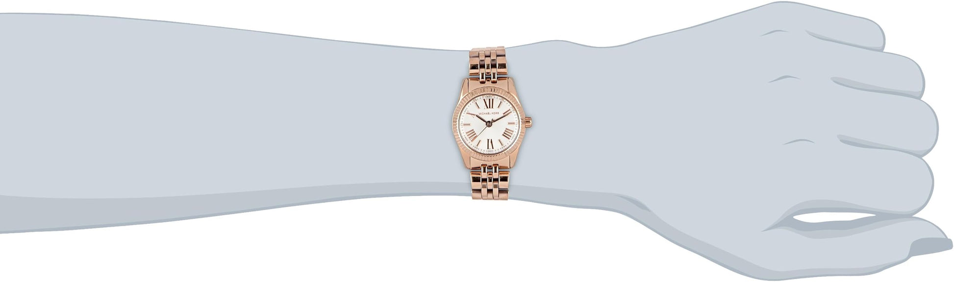  Shop Authentic Michael Kors Lexington Quartz White Dial Rose Gold Steel Strap Watch For Women - MK3230 - Luxxuri