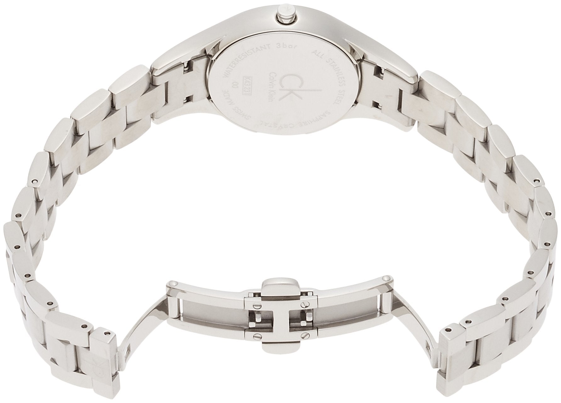 Shop Authentic Calvin Klein Simplicity Pink Dial Silver Steel Strap Watch for Women - K432314E - Luxxuri