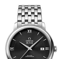  Shop Authentic Omega De Ville Prestige Co-Axial Black Dial Silver Steel Strap Watch for Men - 424.10.40.20.01.001 - Luxxuri