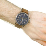 Shop Authentic Tommy Hilfiger Briggs Chronograph Black Dial Brown Leather Strap Watch for Men - 1791425 - Luxxuri