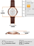  Shop Authentic Emporio Armani Gianni T-Bar Silver Dial Brown Leather Strap Watch For Women - AR11269 - Luxxuri