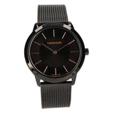  Shop Authentic Calvin Klein Minimal Black Dial Black Mesh Bracelet Watch for Women - K3M22421 - Luxxuri