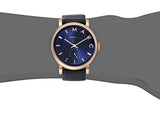  Shop Authentic Marc Jacobs Baker Navy Blue Dial Navy Blue Leather Strap Watch for Women - MBM1329 - Luxxuri