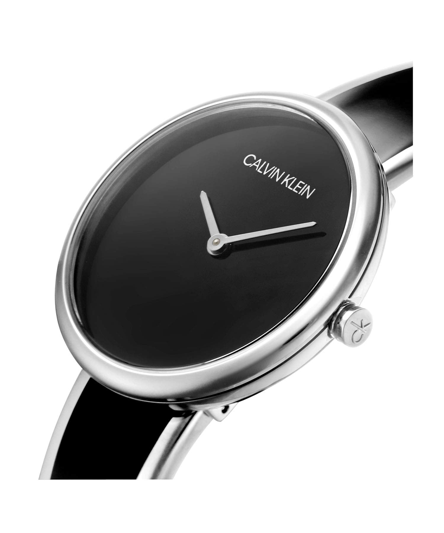  Shop Authentic Calvin Klein Seduce Black Dial Two Tone Steel Strap Watch for Women - K4E2N111 - Luxxuri