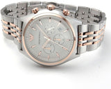  Shop Authentic Emporio Armani Zeta Chronograph Quartz White Dial Two Tone Steel Strap Watch For Men - AR1998 - Luxxuri