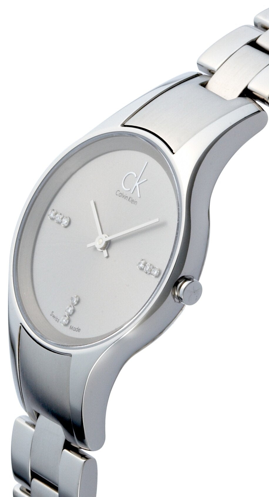  Shop Authentic Calvin Klein Simplicity Silver Dial Silver Steel Strap Watch for Women - K4323120 - Luxxuri